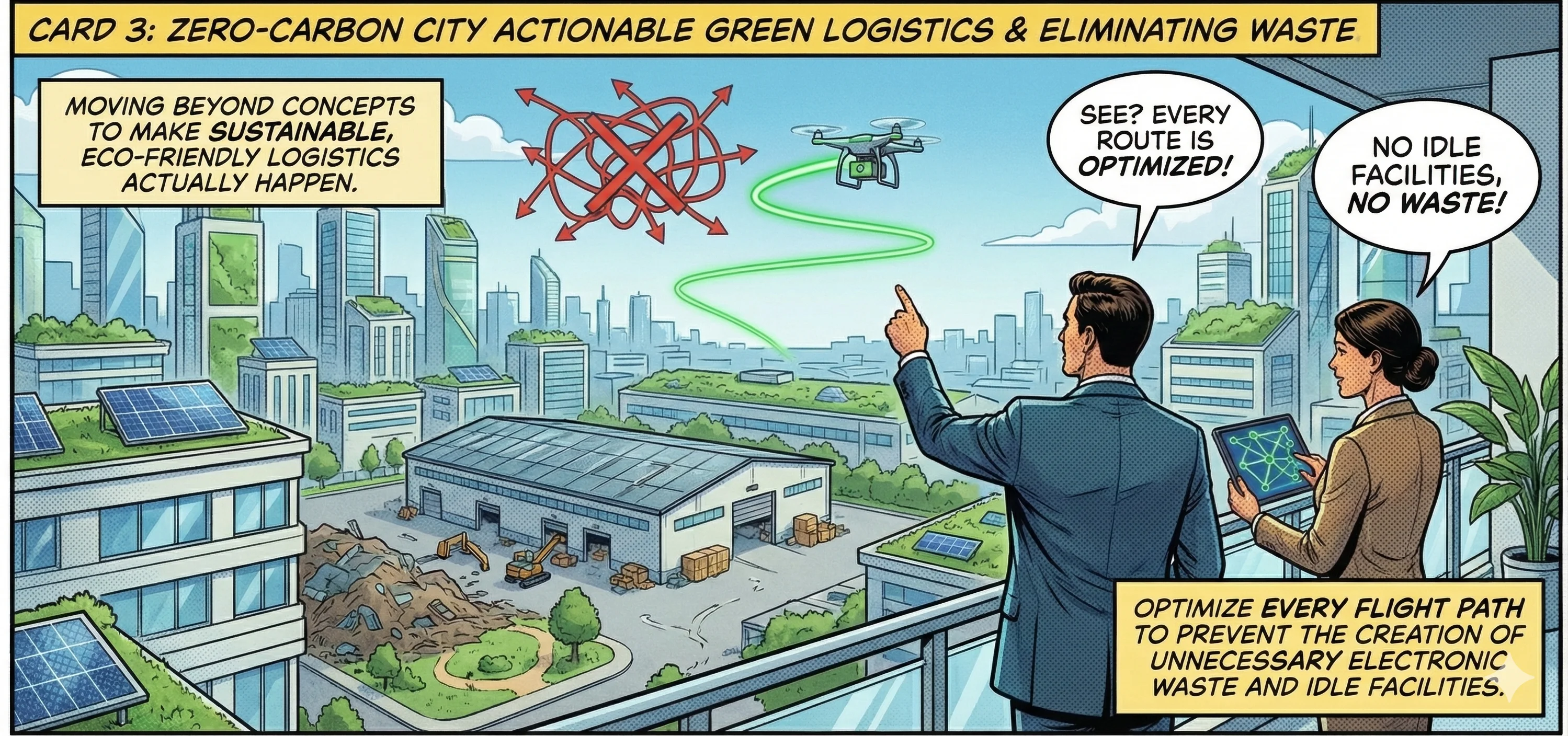 Zero-carbon city operation panel